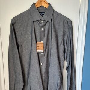 The Tie bar dress shirt 15.5 gray